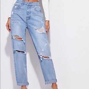 NWT Shien baggy high waist jeans XS